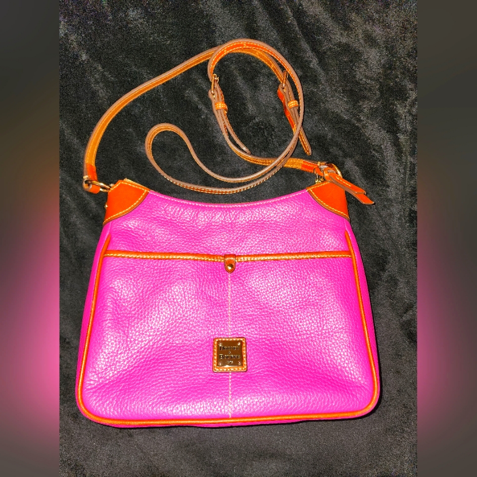 Dooney And Burke Pebble Pink Crossbody